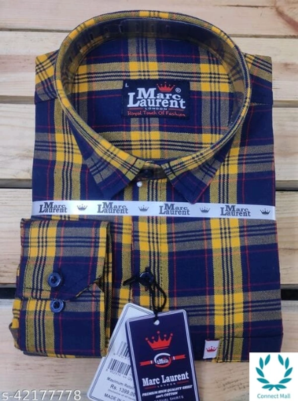 Pure cotton check shirt for Men - XXL